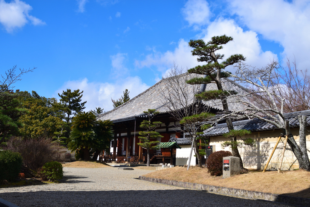 奈良　法華寺　本堂②