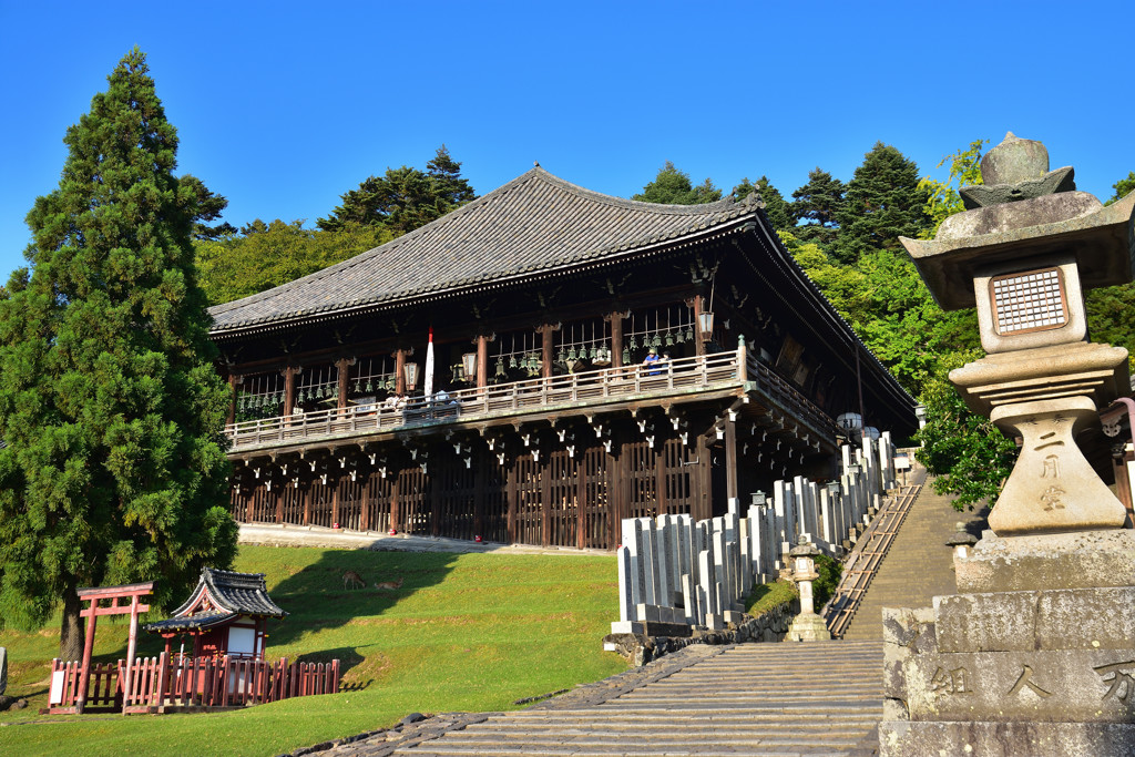 晴天の二月堂