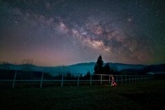 初春～高原の銀河