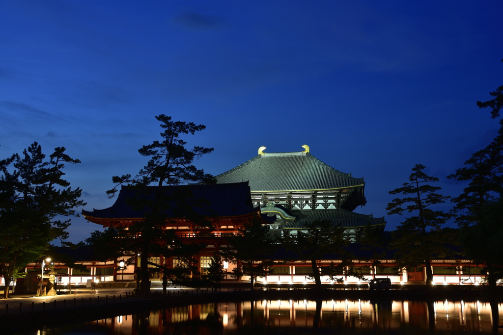 闇夜の大仏殿