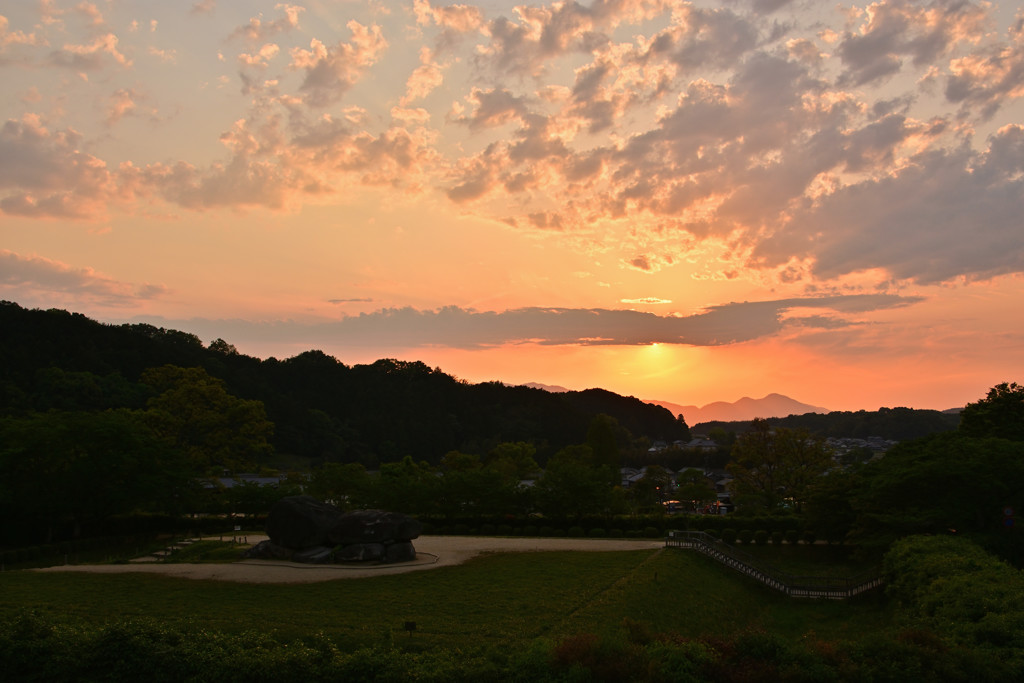 石舞台の夕刻①