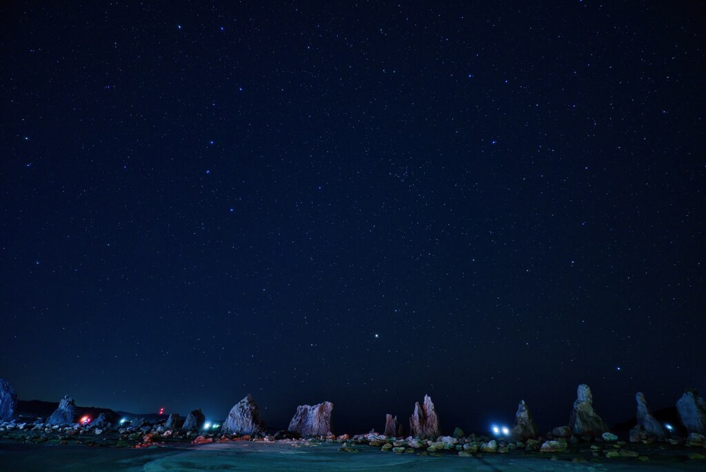 満天の星空と・・