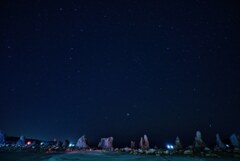 満天の星空と・・