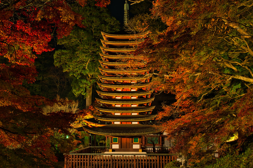 秋～ライトアップの談山神社　弐