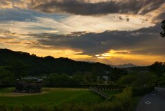 石舞台～夕刻の飛鳥