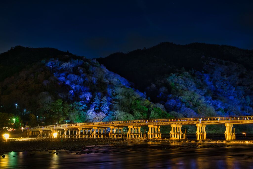 嵐山花灯路～渡月橋