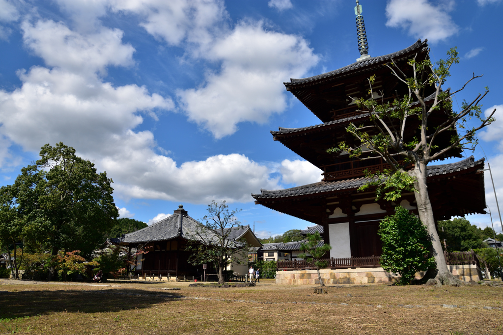 法起寺　天平時代の面影