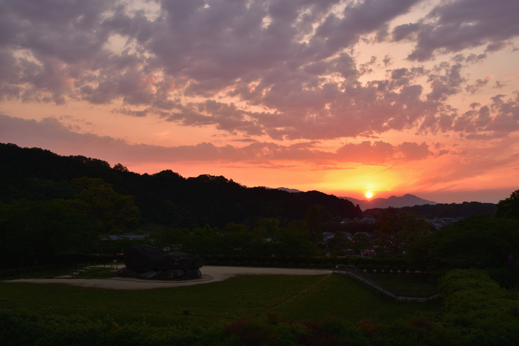 石舞台の夕刻②