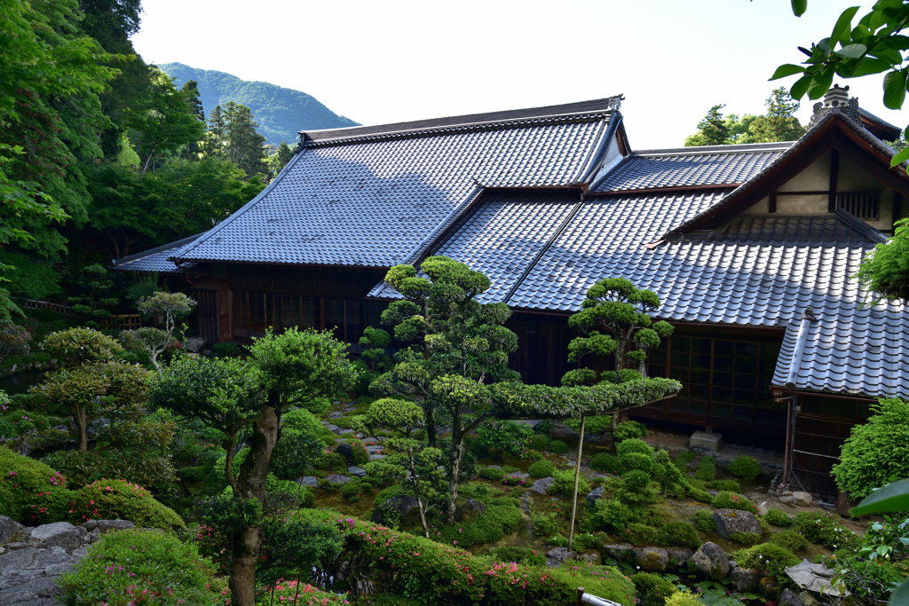 西南院　庭園からの書院