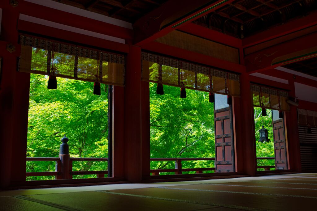 深緑の談山神社～拝殿