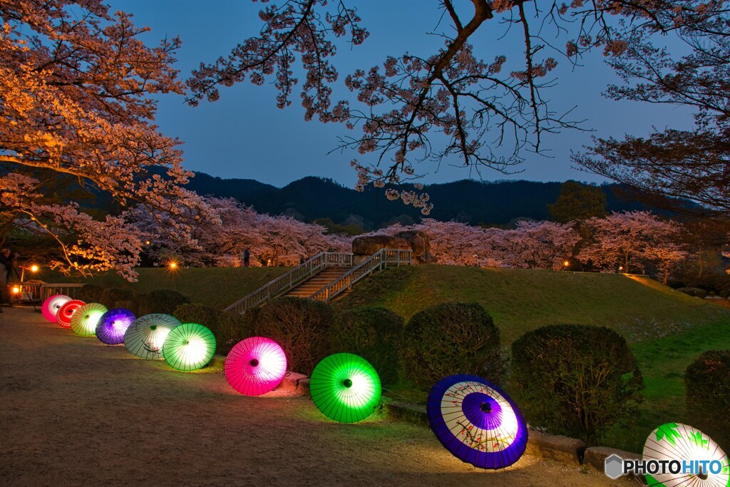 夜映え～石舞台