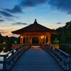 夕暮れの浮見堂