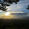 吉野山からの夕景