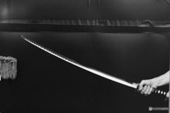 ポスターとモップ