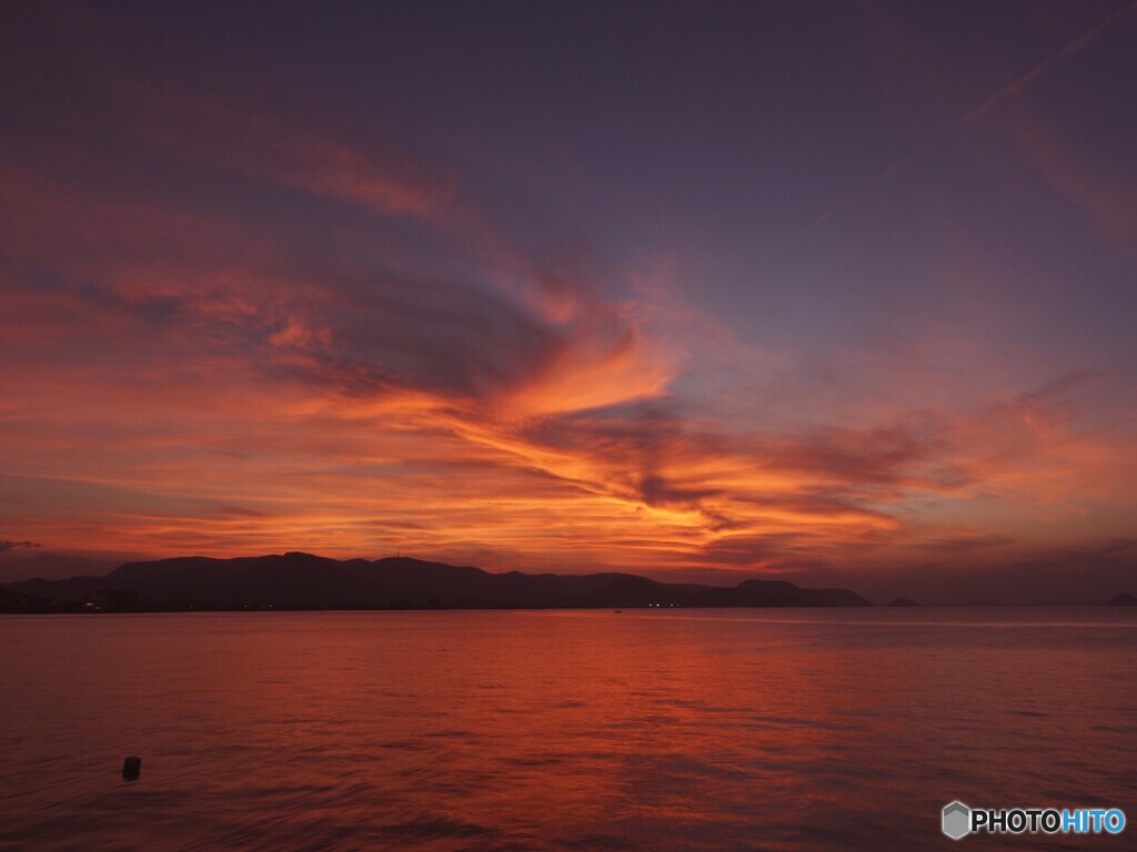 瀬戸の夕焼け