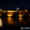 夜の今治城