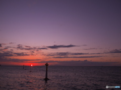 沈む夕日 沈む夕日