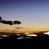 夜の福岡空港