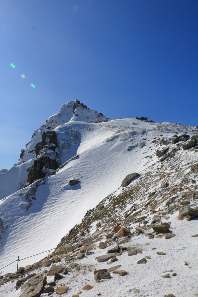 木曽駒ケ岳　宝剣岳