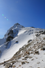 木曽駒ケ岳　宝剣岳