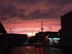 ある日の夕暮れ