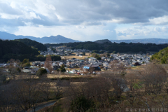 飛鳥の里と二上山