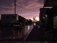 ある日の夕暮れ