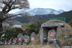 御所市　お地蔵さまと金剛山