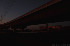 桜井市　中和幹線からの夕焼け