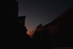 桜井市　中和幹線からの夕焼け