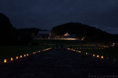 明日香村　大字川原　川原寺跡（ 飛鳥光の回廊2021 )