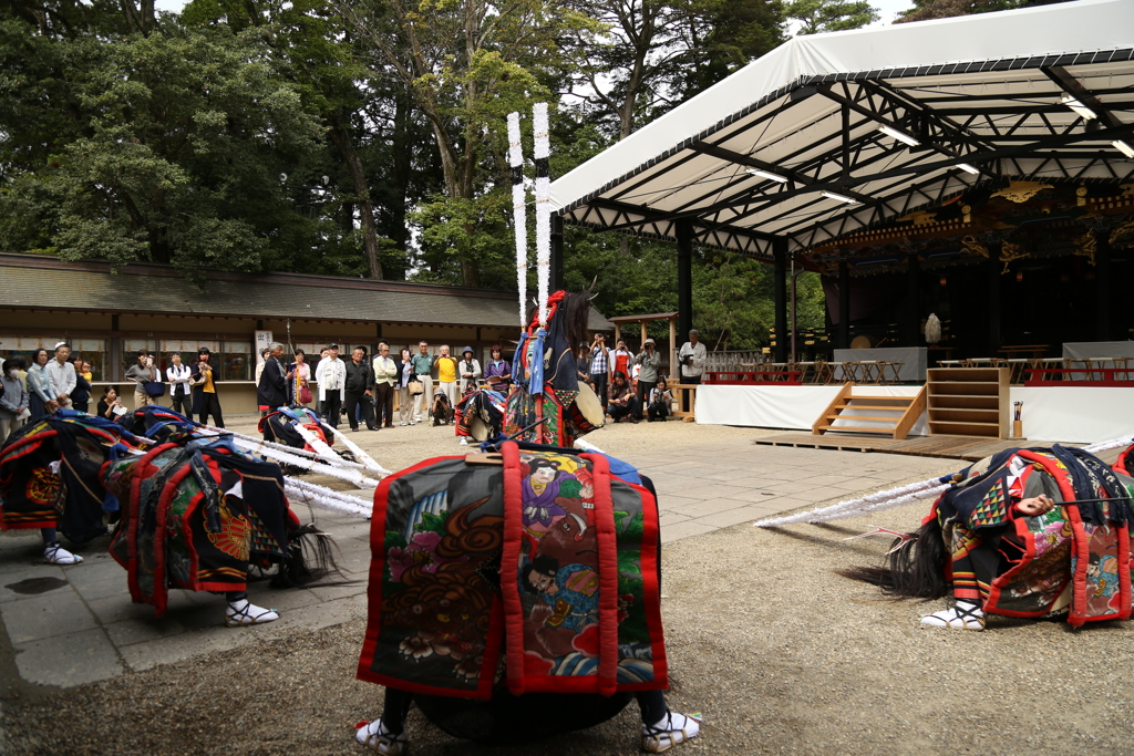 大崎八幡宮　例大祭にて
