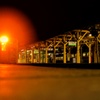 夜の釧路駅