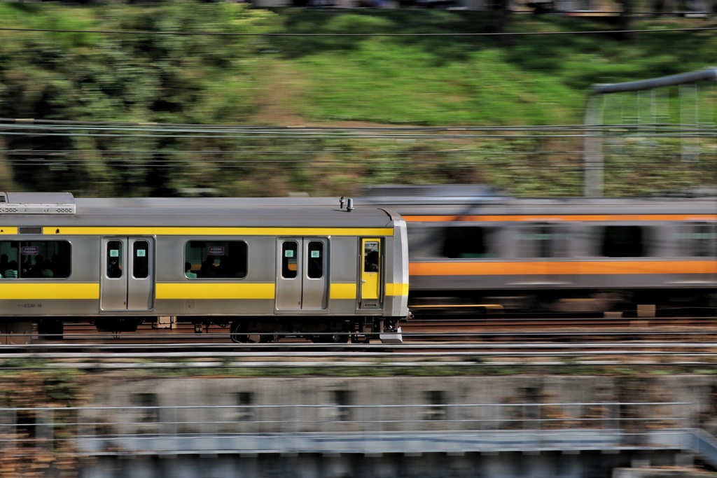 市ヶ谷  外堀通りより