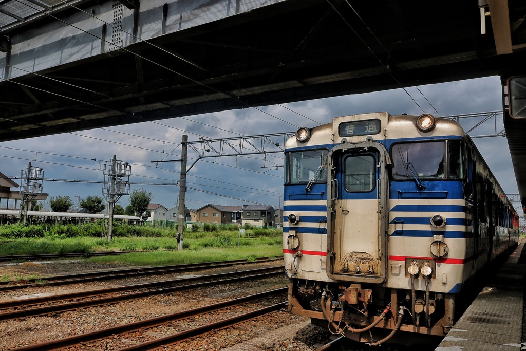 磐越西線新津駅