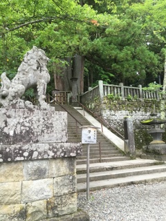 戸隠神社にて