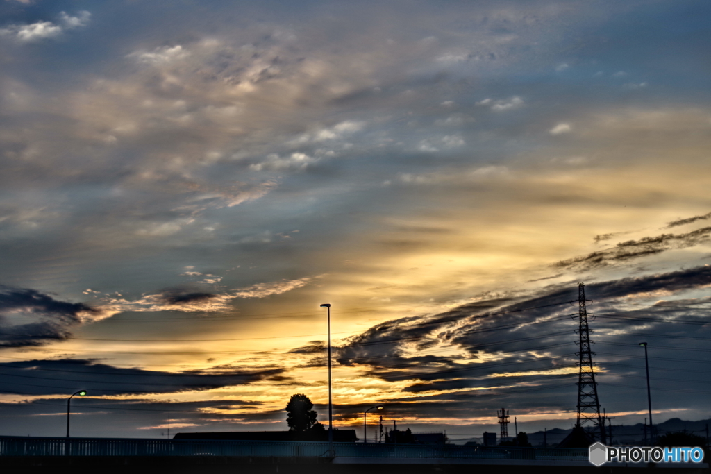 朝の空1