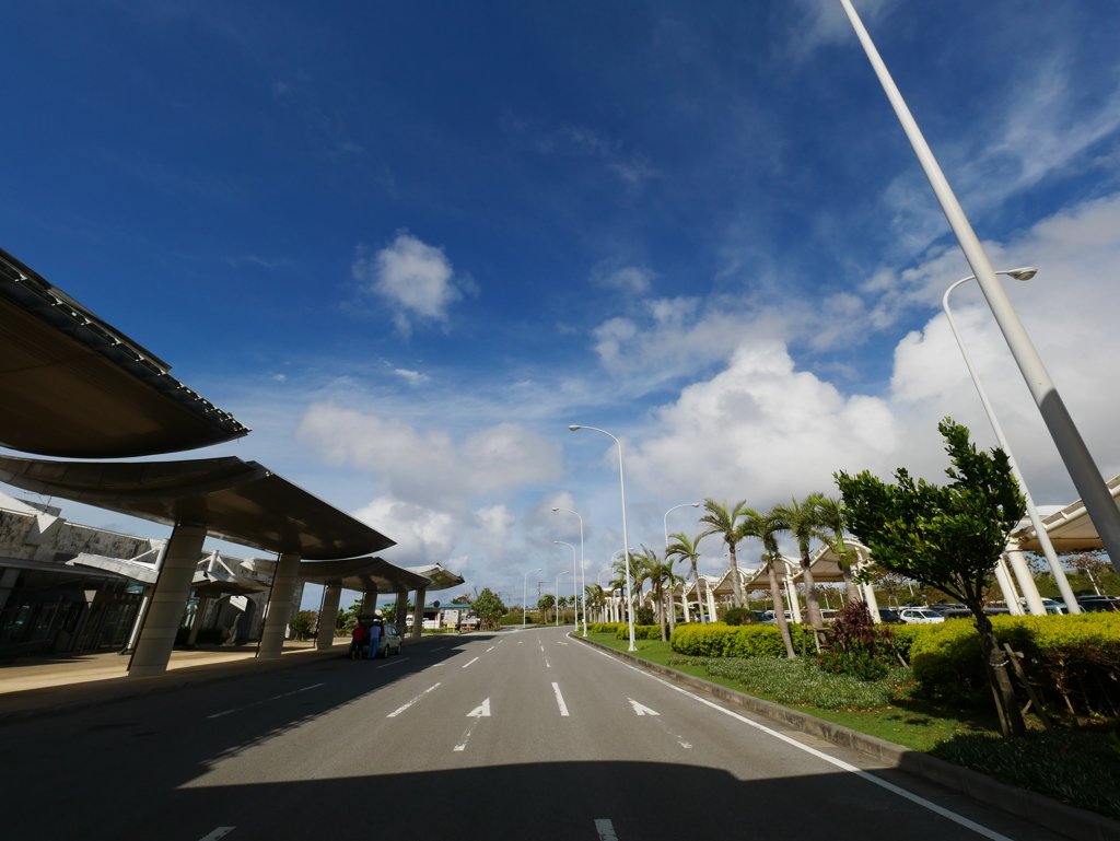 秋の空　in　久米島