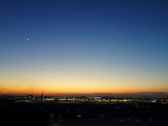 羽田の夕景