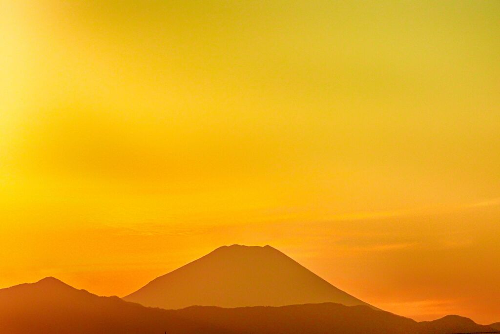 昨日の富士山