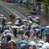 雨の渋谷