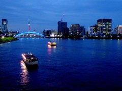 隅田川の夜景