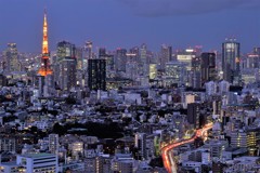 東京タワーの夜景