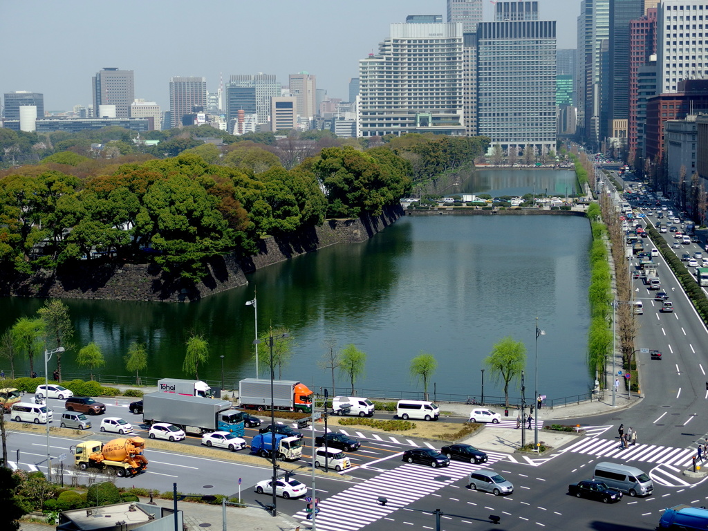 東京ミッドタウン日比谷からの眺望良好