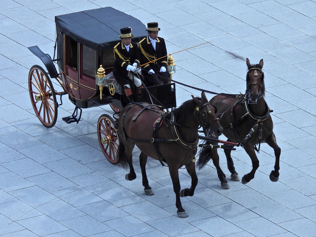 信任状捧呈式の馬車