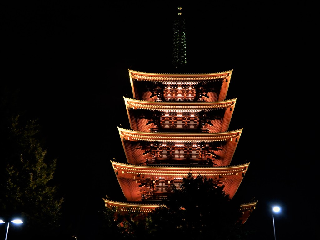 浅草寺五重の塔