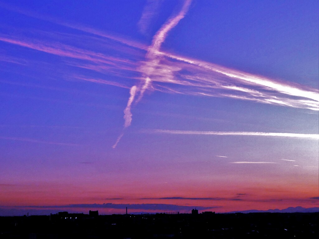 昨日の夕景