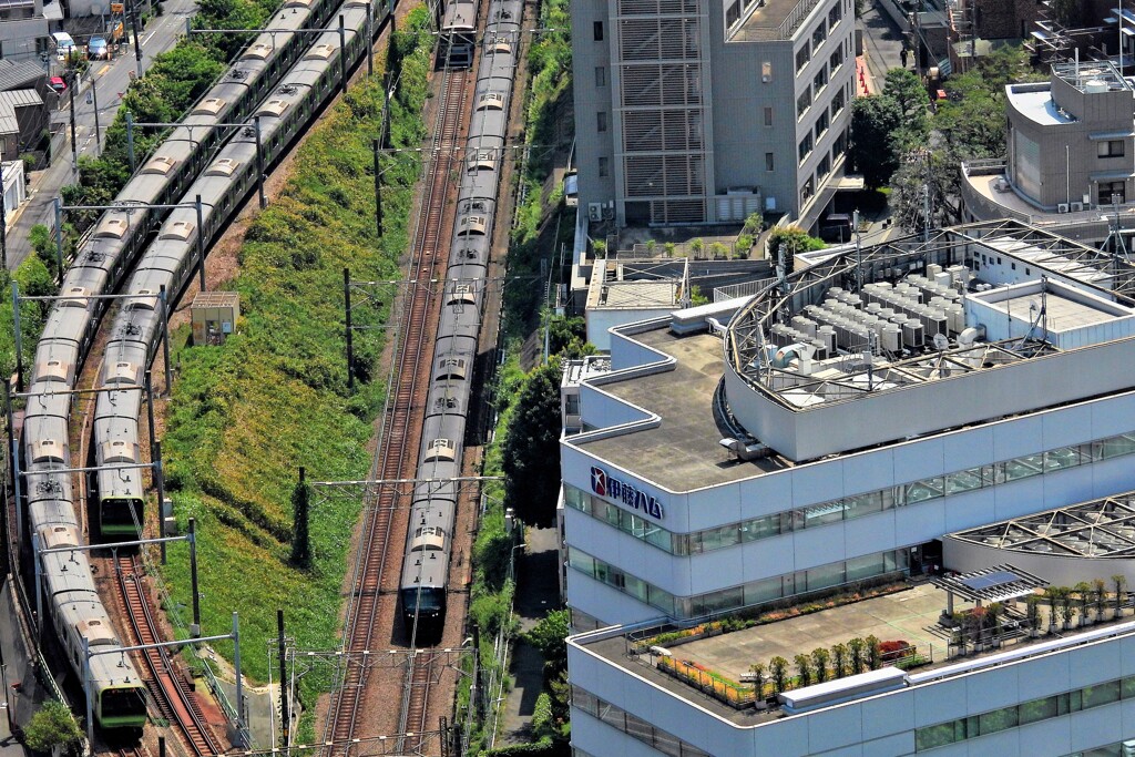 山の手線と埼京線