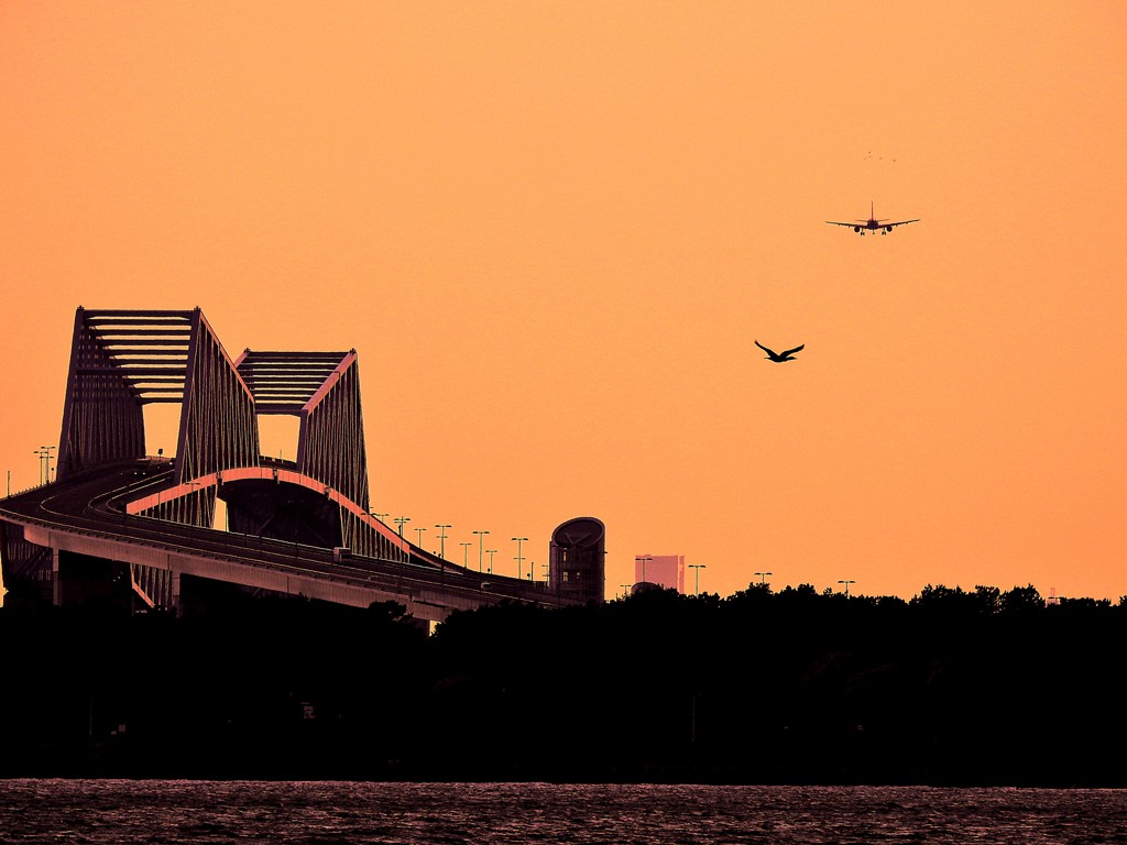 ゲートブリッジの夕景