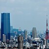 麻布台ヒルズ森JPタワーと東京タワー